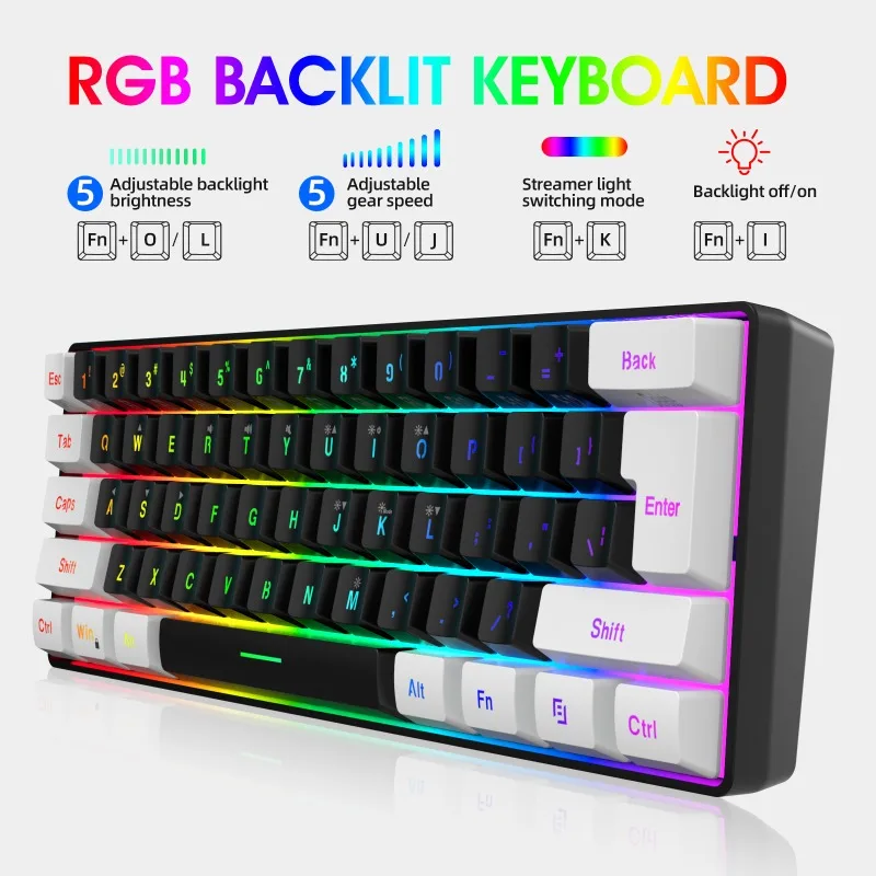Keyboard and Mouse 60% Compute - Gaming Keyboard Mouse And Headset Combo recension och pris