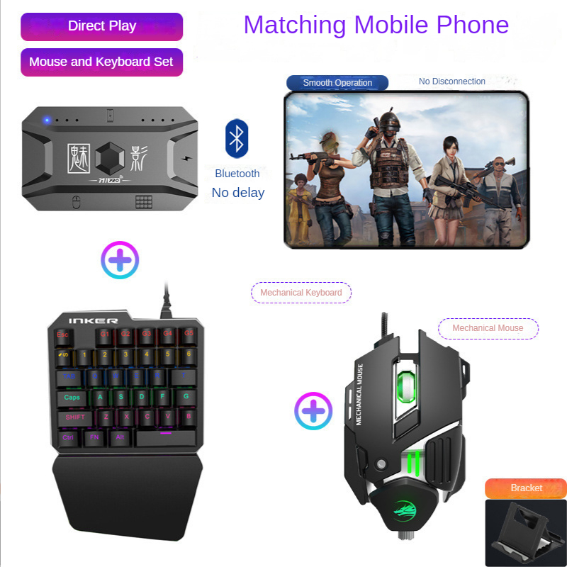 M1 Pro Gamepad Mobile Phone Ga - Gaming Keyboard Mouse And Headset Combo recension och pris