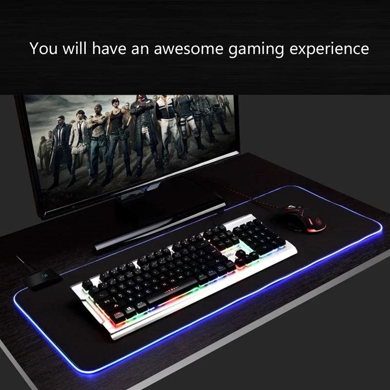 LED Light Mousepad RGB Keyboar - Gaming Keyboard No Rgb recension och pris