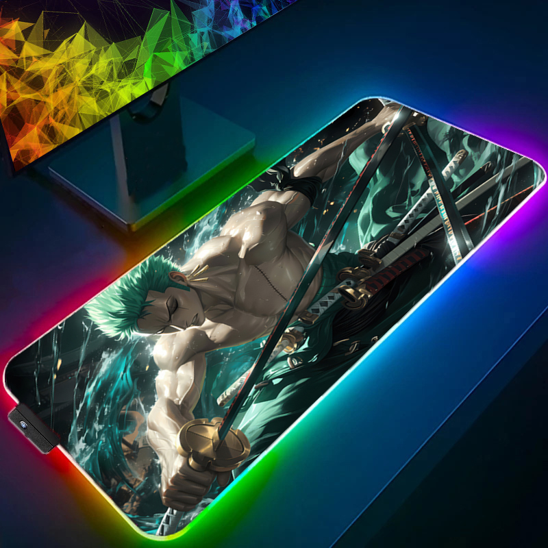 ONE PIECE Zoro Mouse Pad RGB G - Gaming Keyboard No Rgb recension och pris