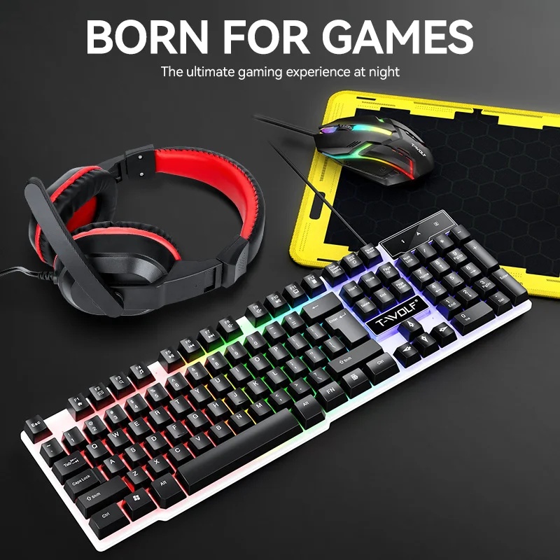 NEW USB Keyboard And Mouse Gam - Gaming Keyboard Mouse And Headset Combo recension och pris