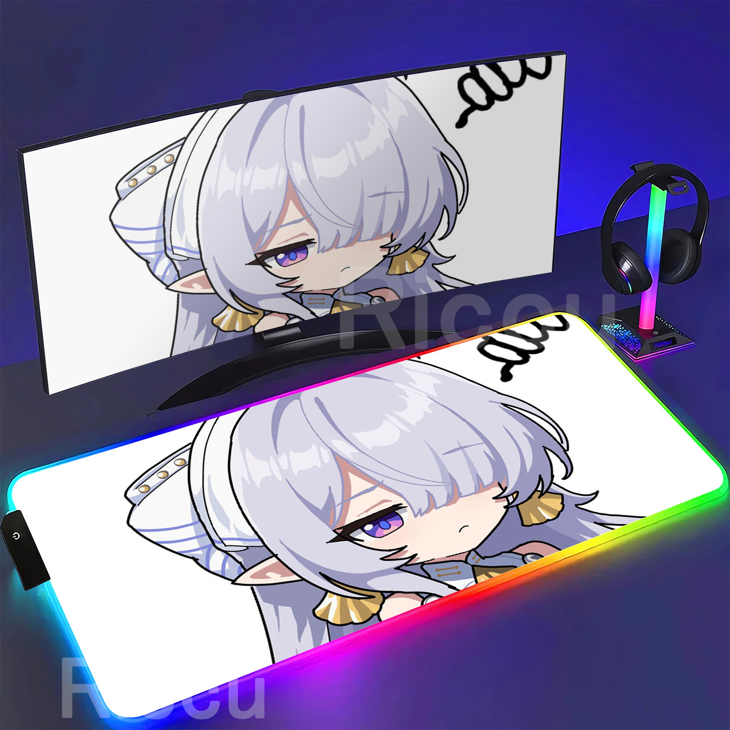 RGB Mouse Pad Velina Airgid Ze - Gaming Keyboard No Rgb recension och pris