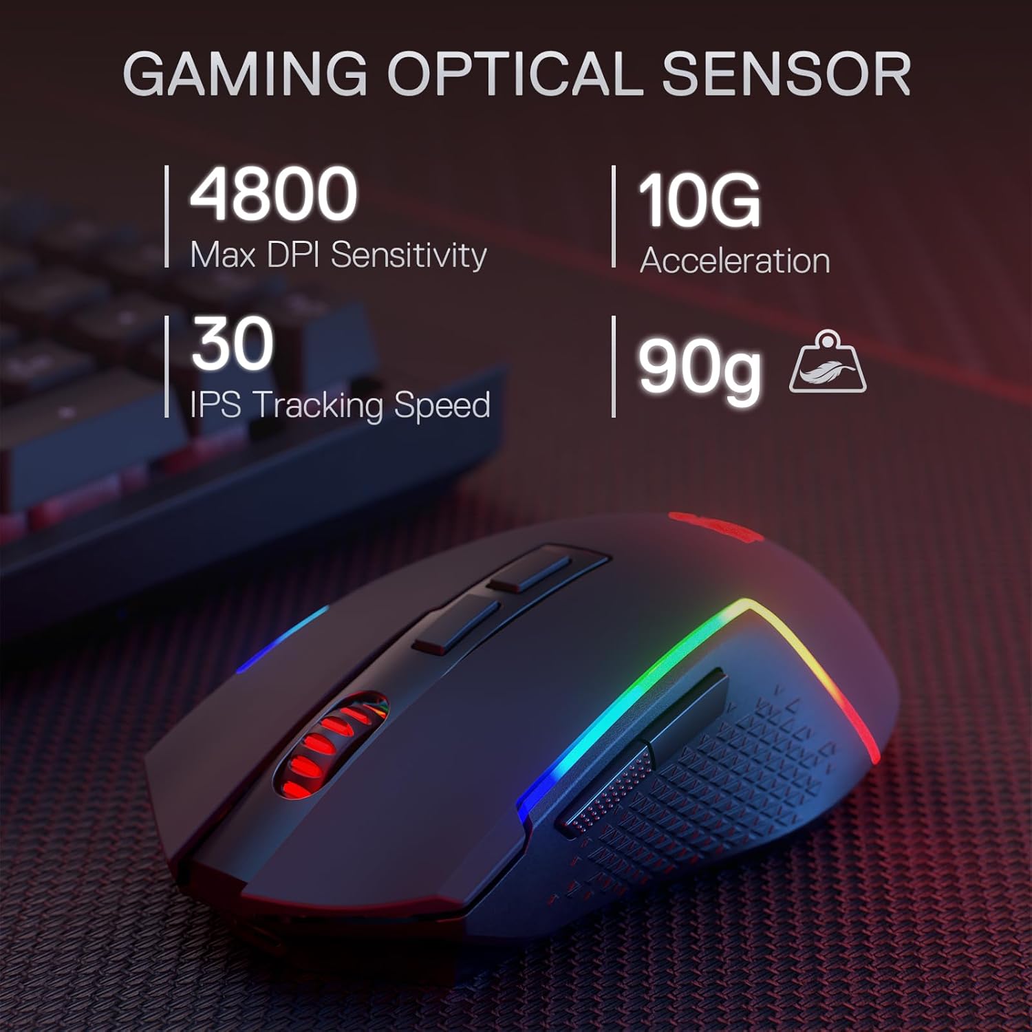 Redragon S142 Wireless Gaming  - Gaming Keyboard And Mouse For Xbox recension och pris